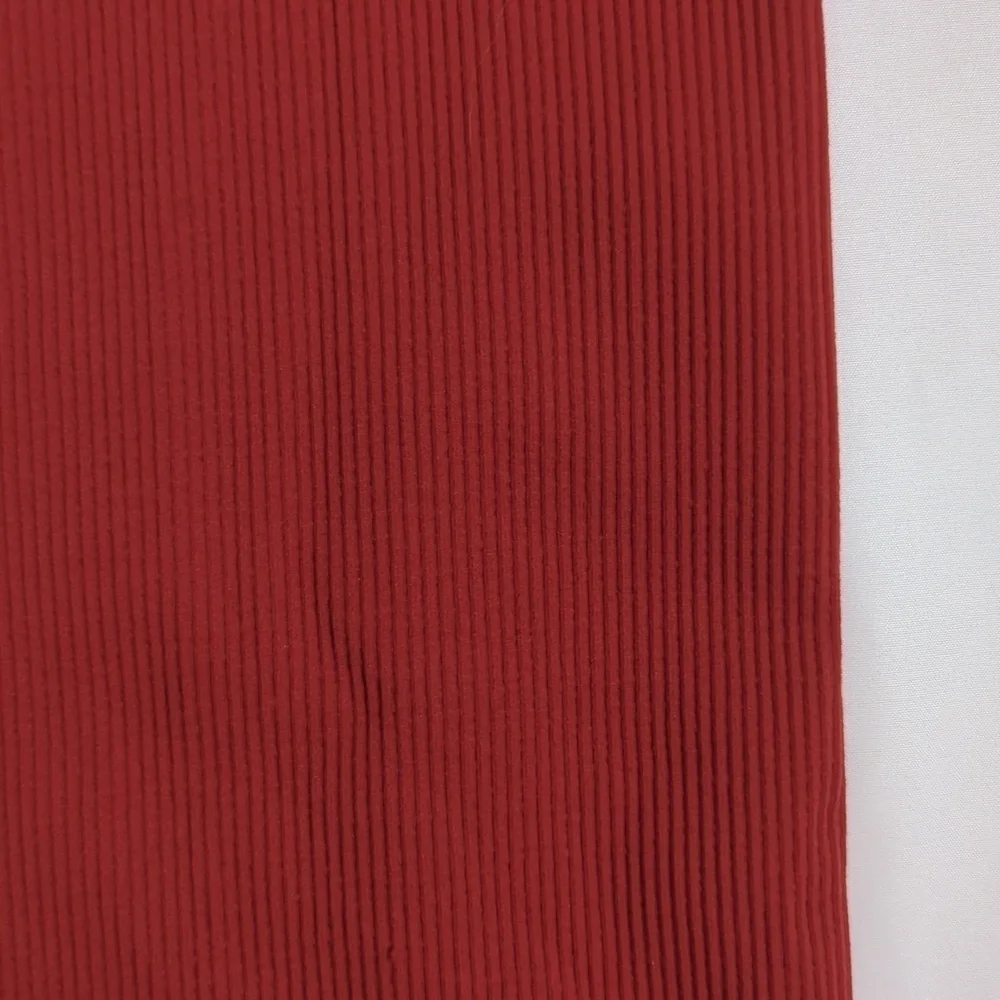 Out From Under Explain It All Ribbed Slip Dress, Color Rust Size L